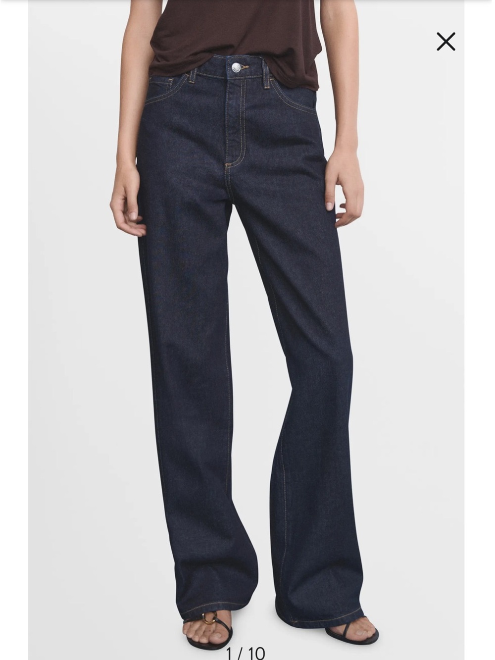 MNG Wide Leg Indigo Jeans